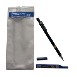 .5mm Staedtler Drafting Pencil 925 03 Assembled in Japan Black w/ Gold Band‎